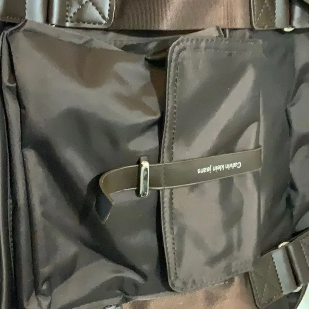 New Calvin Klein Duffel Bag Weekender Bag Brown